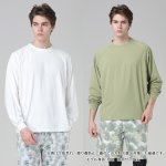 画像12: メンズロングラッシュ長袖Tシャツ (12)