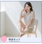 画像2: 体型カバー水着４点セット Tシャツ　ハーフパンツ　タンキニショットパンツ付き４点セット水着 (2)